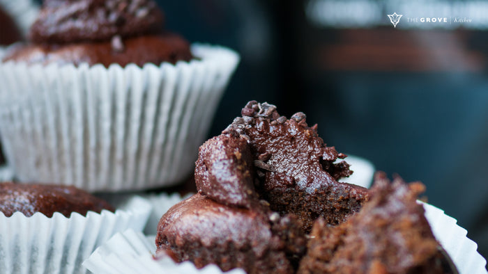 Cacao and Beetroot Cupcakes