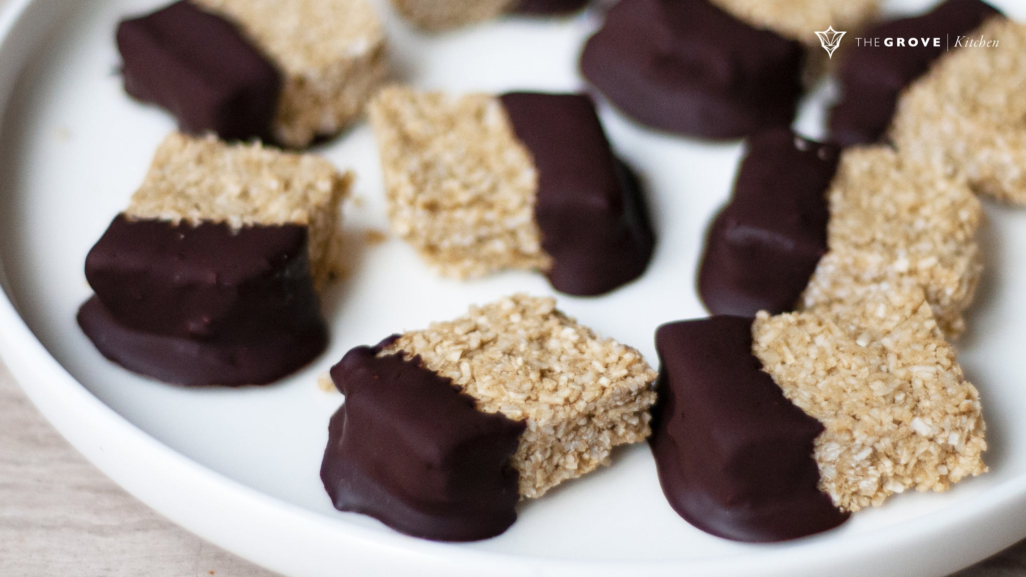 Coconut Choc-Mint Tulsi Slices