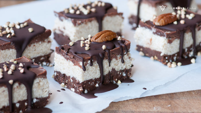 Crunchy Mint-Choc Slice