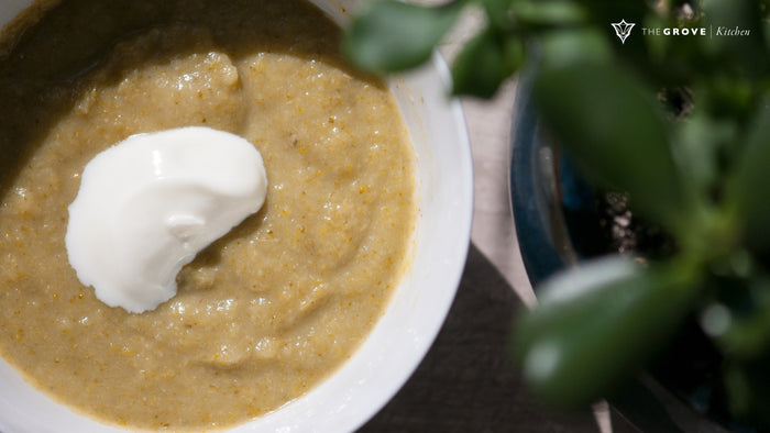 Cauliflower & Medicinal Mushroom Soup