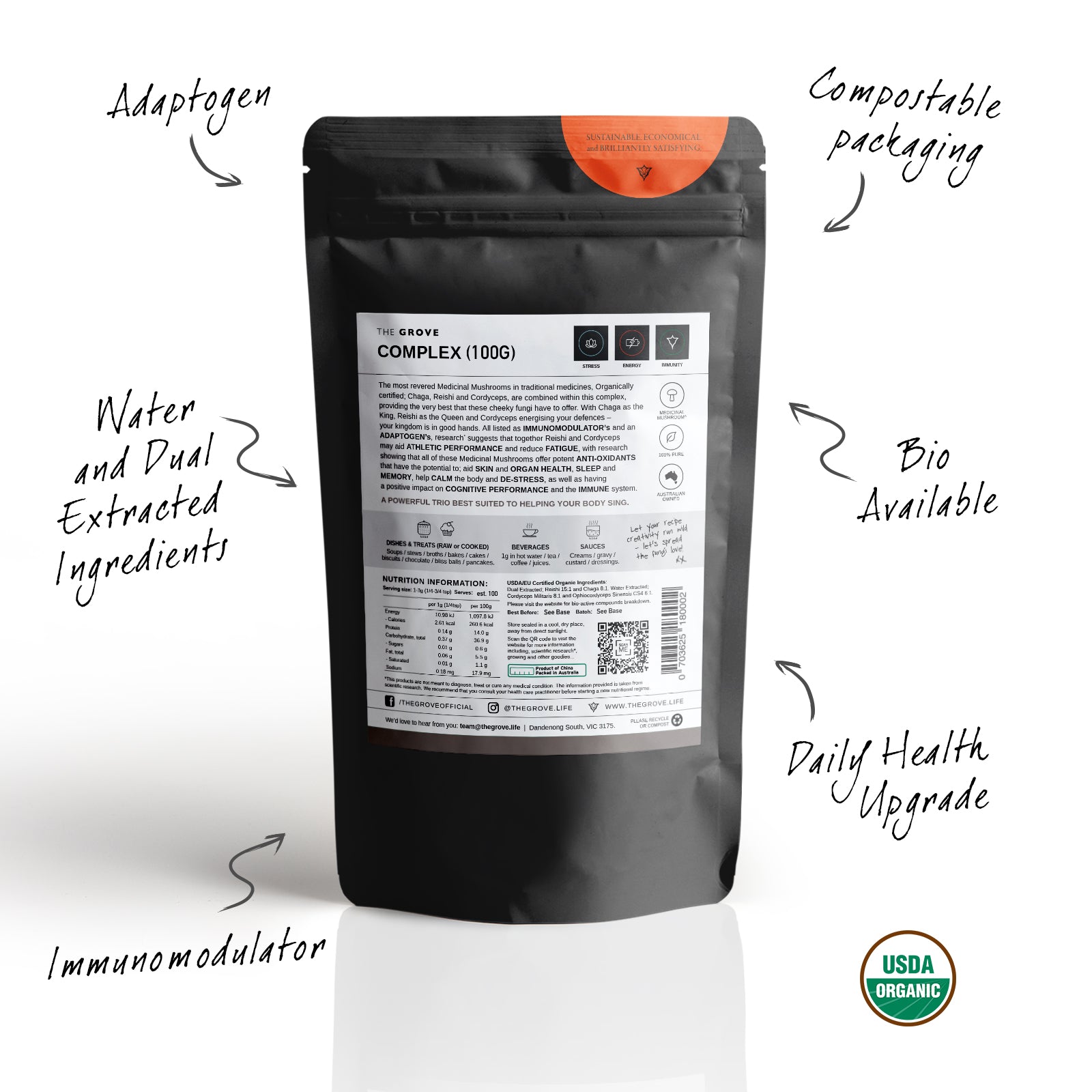 Organic Mushroom Complex Powder