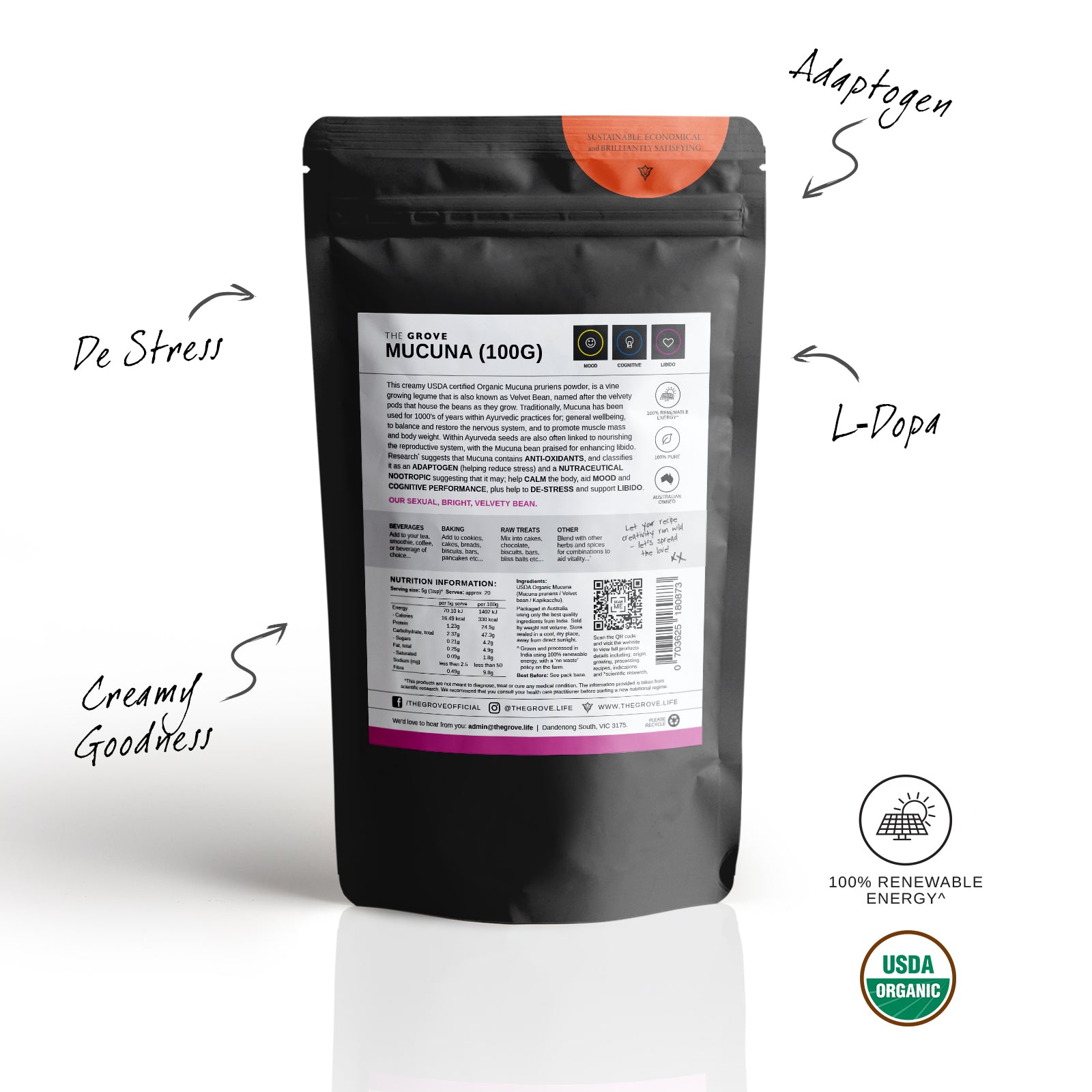 Organic Mucuna Powder