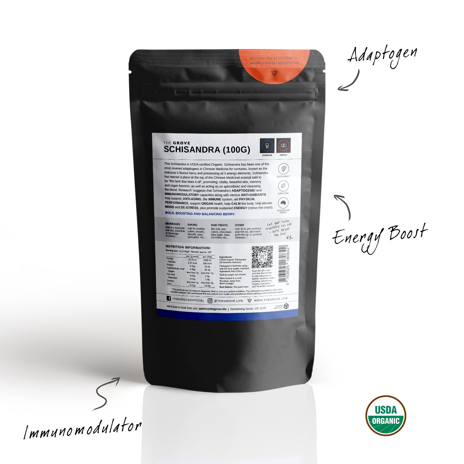 Organic Schisandra Powder